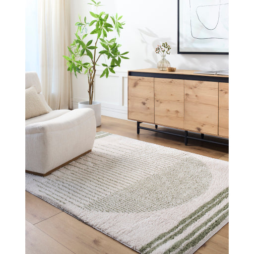 Surya Fossay Shag FSG-2307 Light Beige Global Machinemade Rug