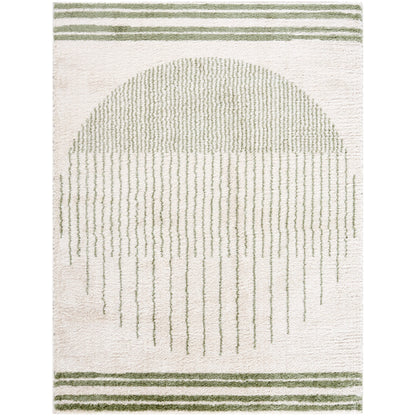 Surya Fossay Shag FSG-2307 Light Beige Global Machinemade Rug