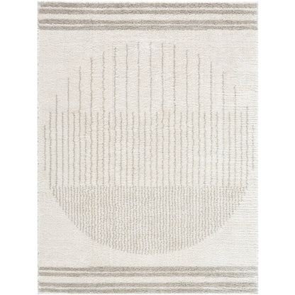 Surya Fossay Shag FSG-2309 Light Beige Global Machinemade Rug
