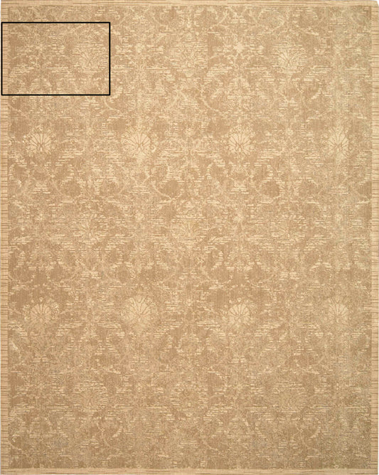 Nourison Home Silk Elements  Sand  Traditional