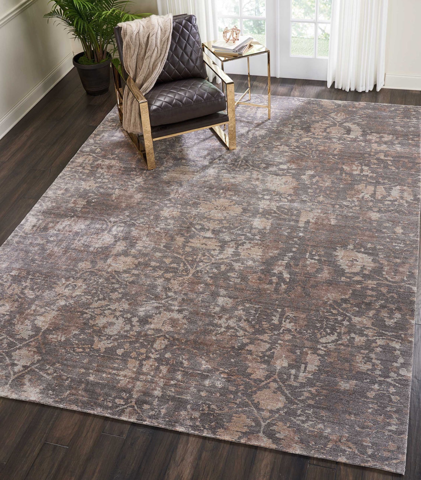 Nourison Home Lucent  Flint  Transitional