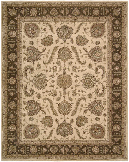 Nourison Home Heritage Hall  Beige  Traditional