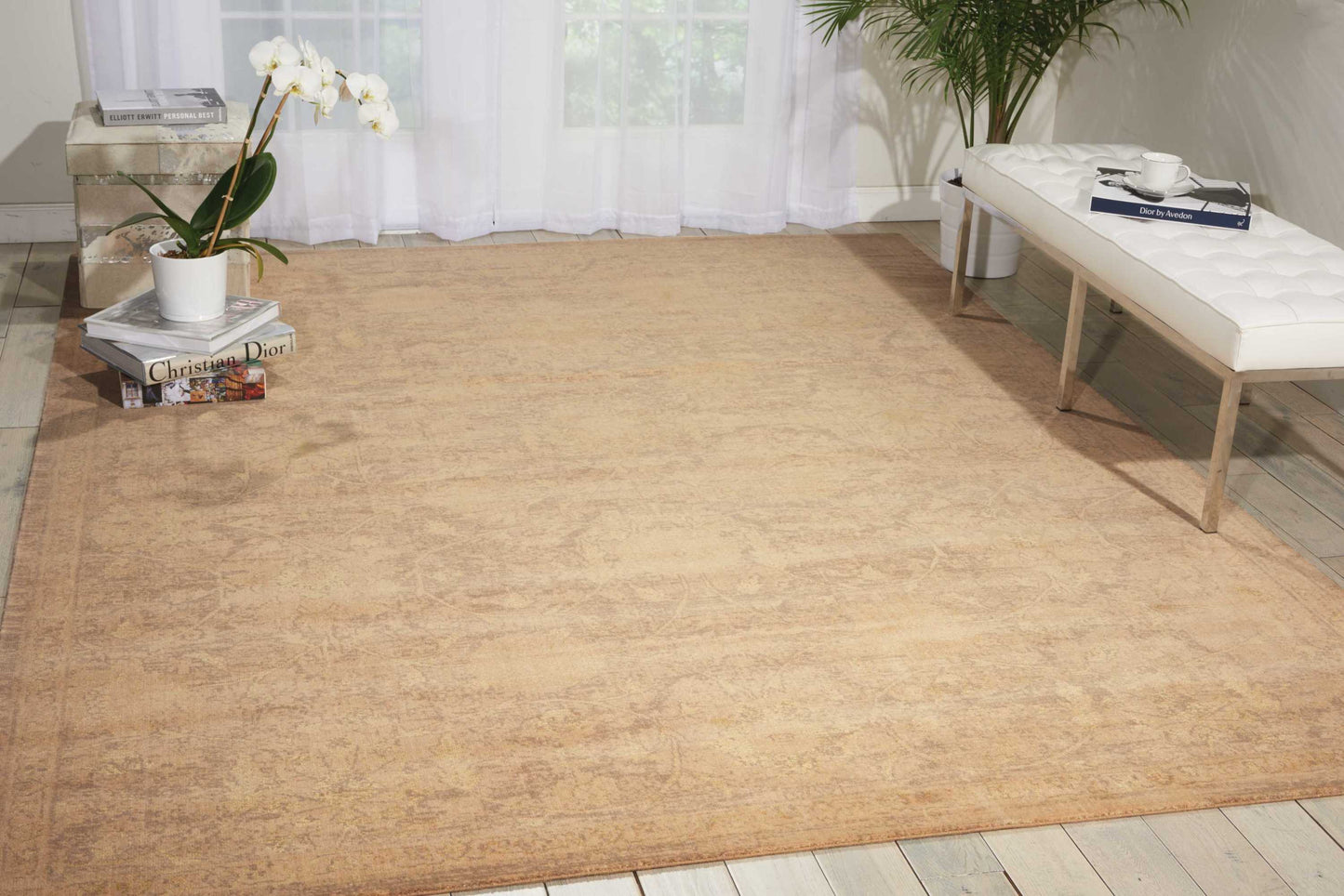 Nourison Home Silken Allure  Sand  Traditional