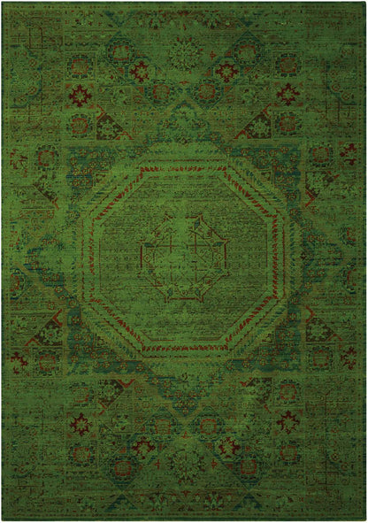 Nourison Home Timeless TML06 Teal Traditional Loomed Rug