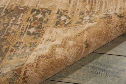 Nourison Home Silk Elements  Beige  Traditional