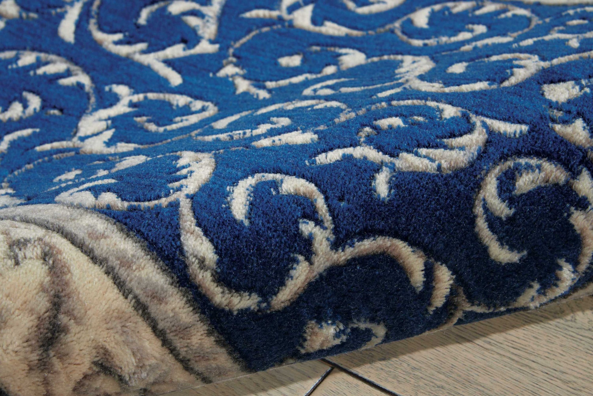 Nourison Home Somerset  Navy  Traditional