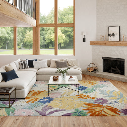 Nourison Home Suncoast  Multicolor  Contemporary