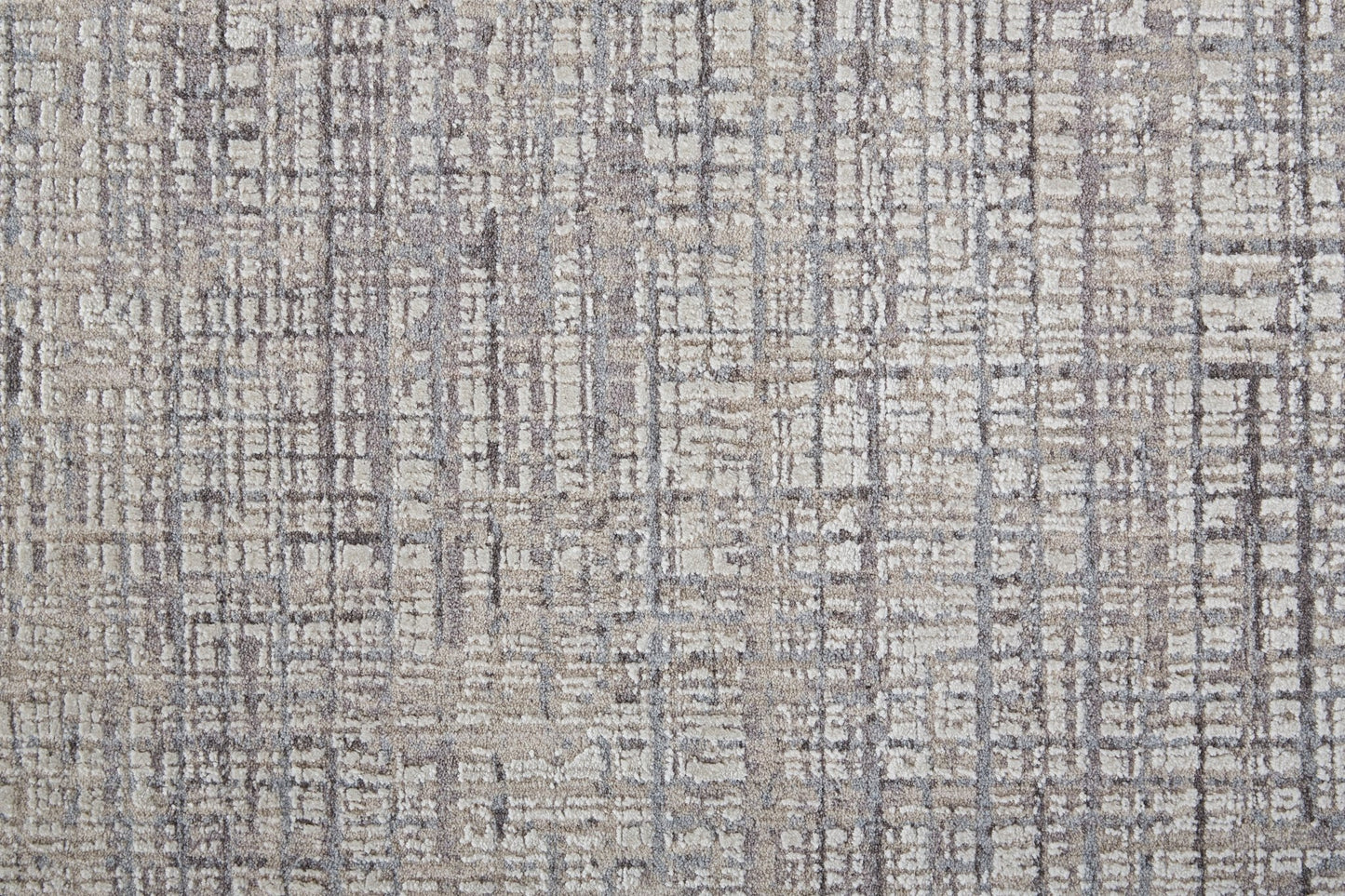 Feizy Lennon 39G4F Gray Beige Transitional/Casual/Industrial Machine Woven Rug - Rugs - Feizy - Atlanta Designer Rugs