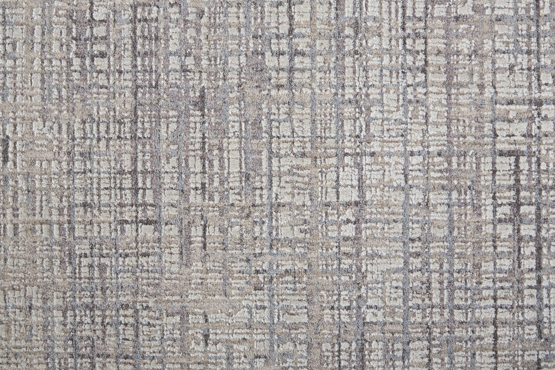 Feizy Lennon 39G4F Gray Beige Transitional/Casual/Industrial Machine Woven Rug - Rugs - Feizy - Atlanta Designer Rugs