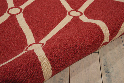 Nourison Home Portico  Red  Contemporary
