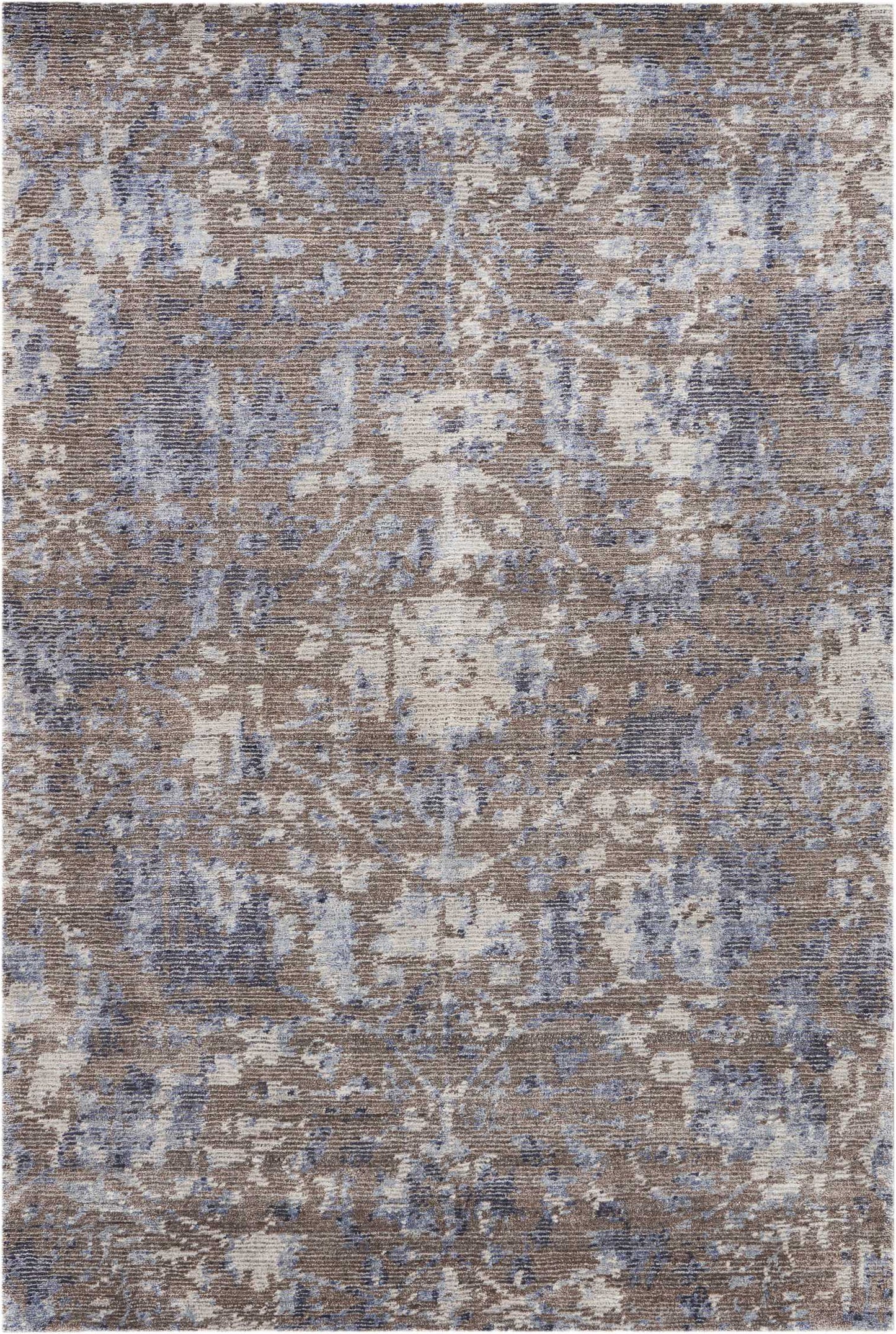 Nourison Home Lucent LCN03 Dove Transitional Knotted Rug