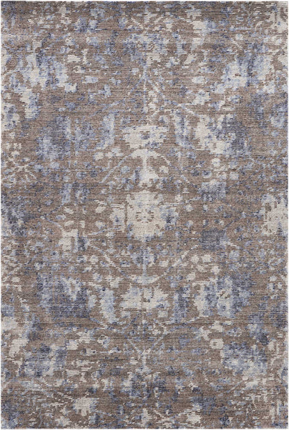 Nourison Home Lucent LCN03 Dove Transitional Knotted Rug