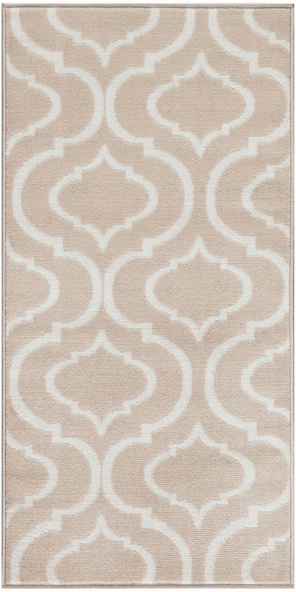 Nourison Home Jubilant JUB19 Beige Transitional Power-loomed Rug