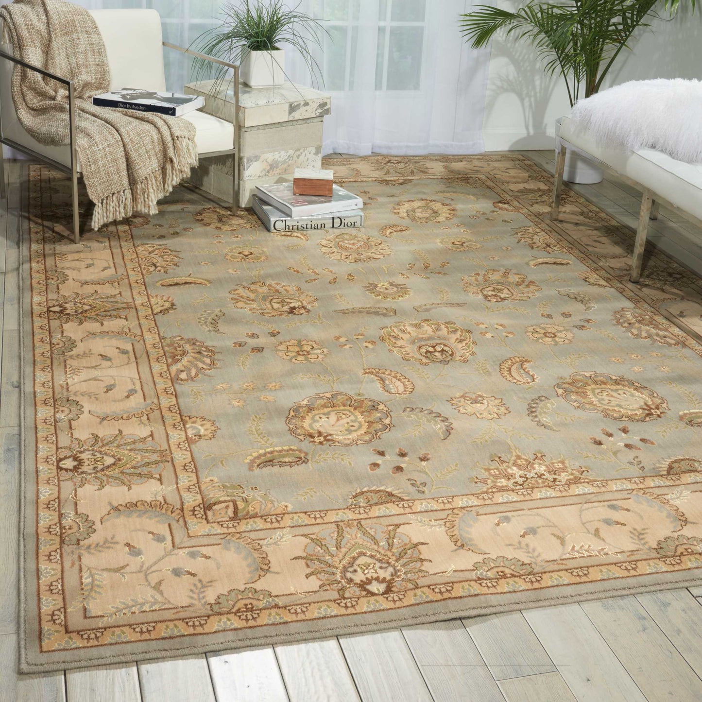 Nourison Home Persian Empire  Aqua  Traditional