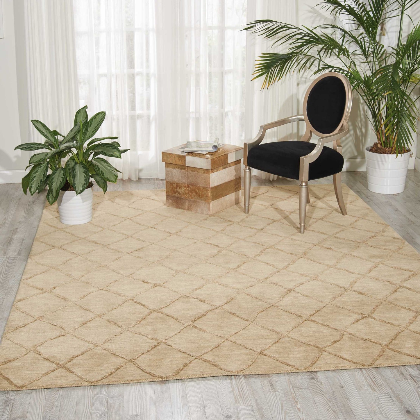 Nourison Home Lunette  Sand  Transitional