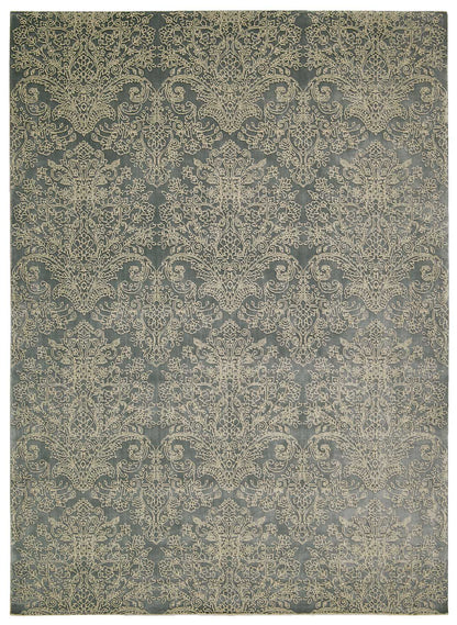 Michael Amini Platine MA202 Marine Transitional Power-loomed Rug