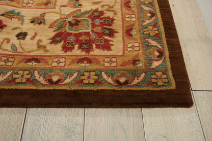 Nourison Home Living Treasures  Brown  Traditional