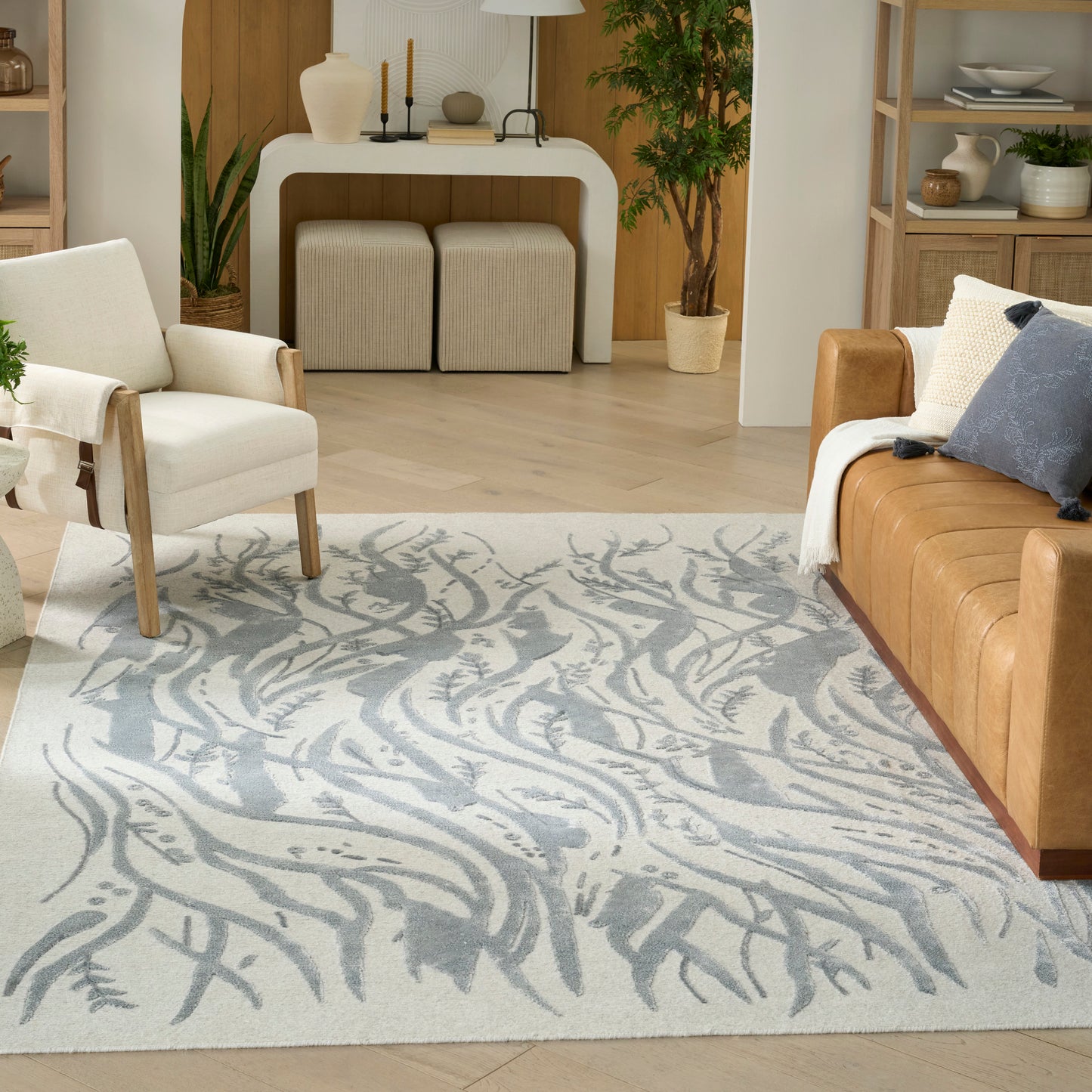 Nourison Home Divine  Slate  Contemporary