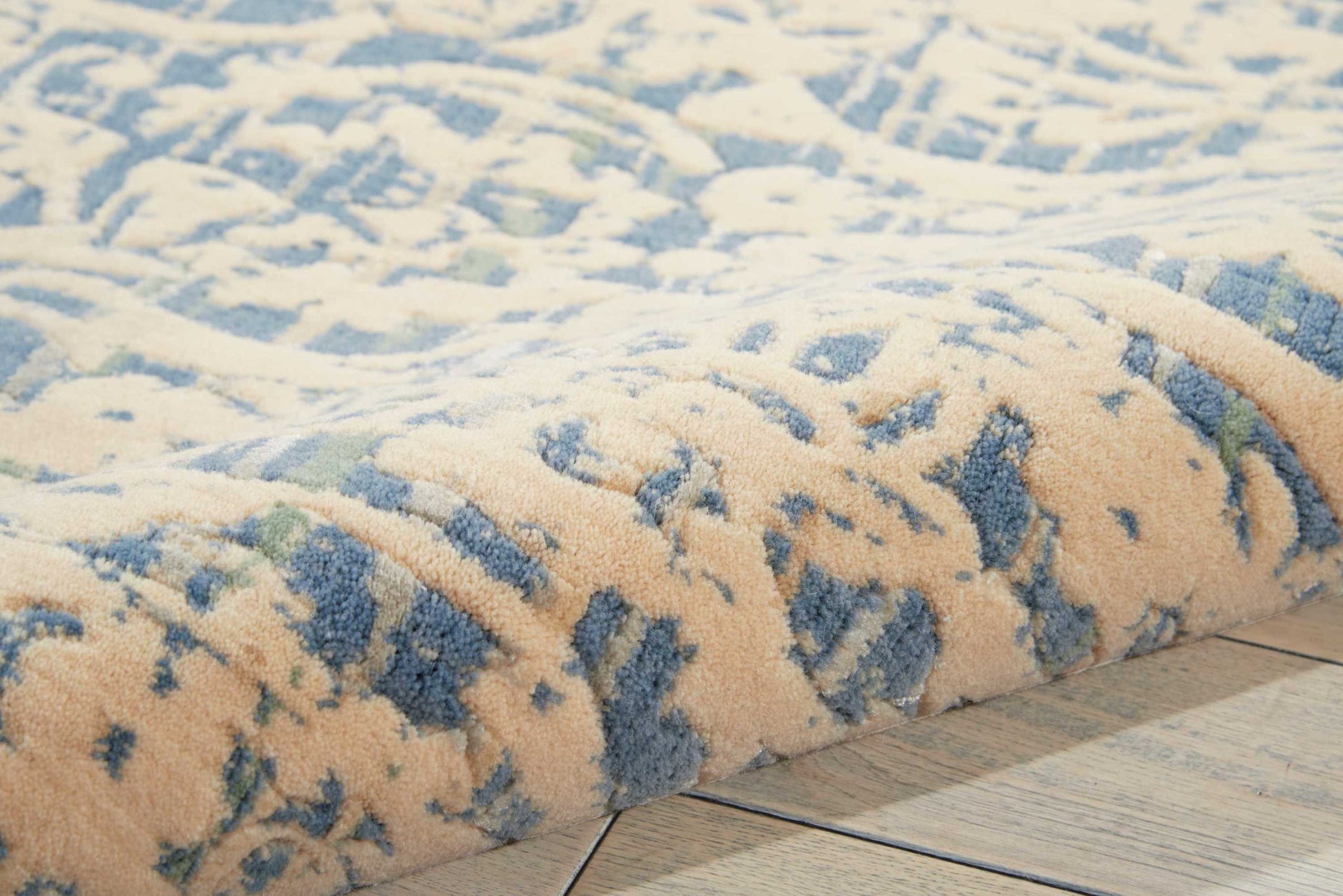 Nourison Home Nepal  Ivory Blue  Transitional