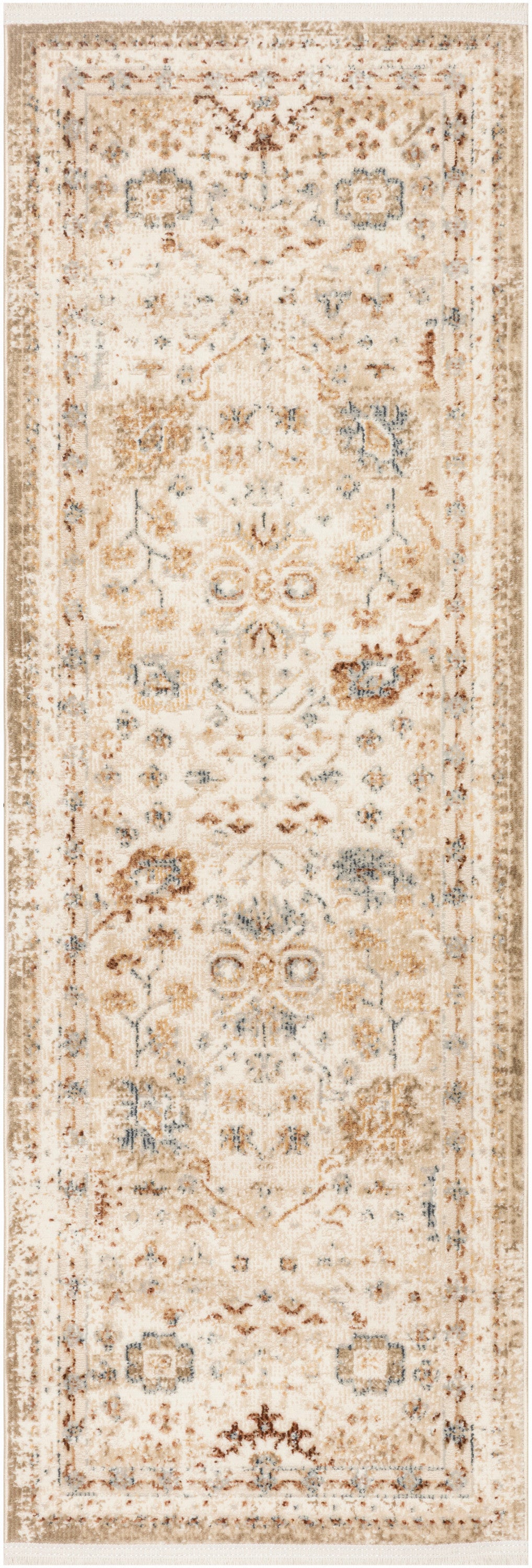 Nourison Home Pardis PRD01 Ivory Rust Traditional Machine Woven Rug