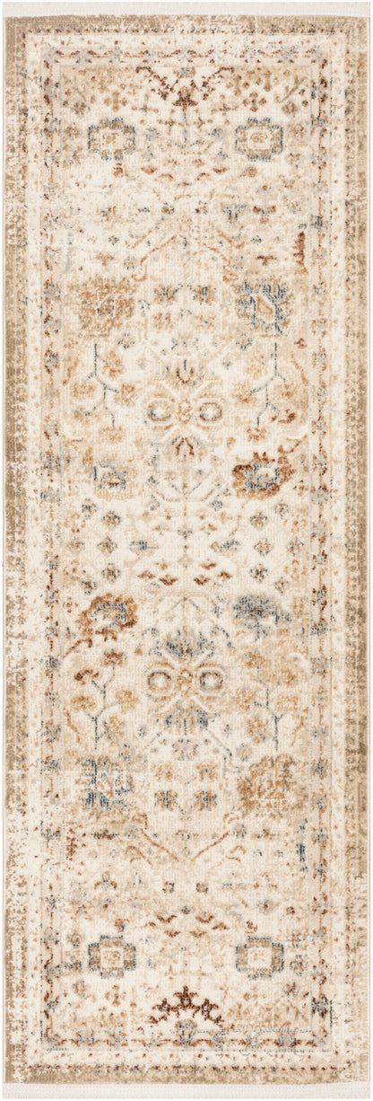 Nourison Home Pardis PRD01 Ivory Rust Traditional Machine Woven Rug