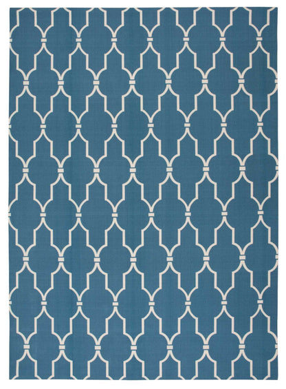 Nourison Home Home & Garden RS087 Navy Transitional Power-loomed Rug