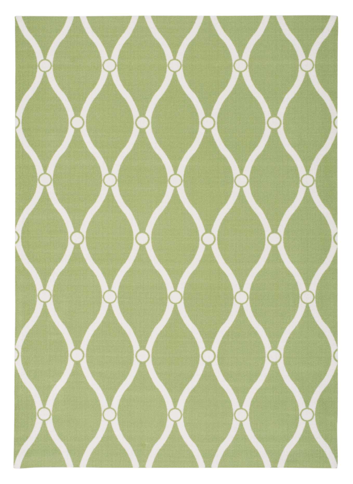 Nourison Home Home & Garden RS089 Green Transitional Power-loomed Rug