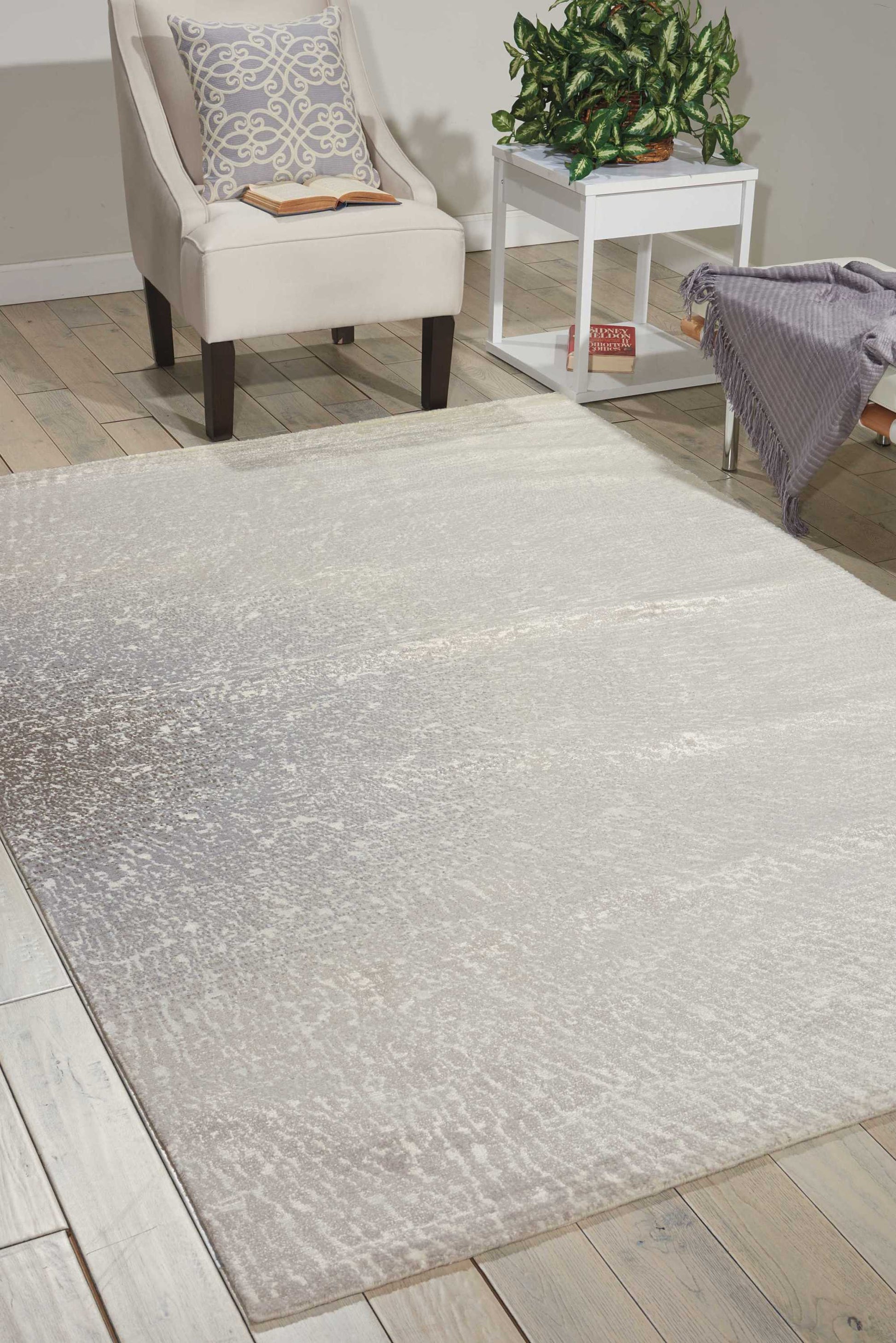 Nourison Home Twilight  Ivory Grey  Contemporary