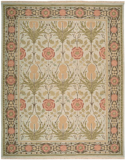 Nourison Home Nourmak  Light Green  Traditional