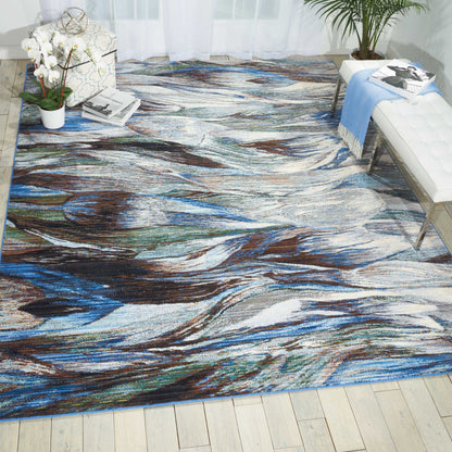 Nourison Home Chroma  Aegean  Contemporary
