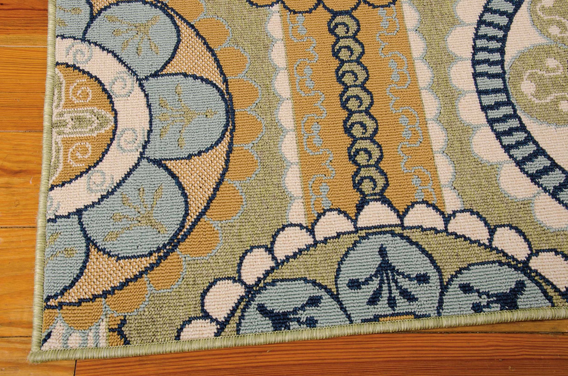 Nourison Home Caribbean  Yellow  Contemporary