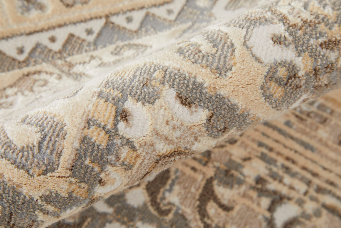 Feizy Celene  Beige Brown Traditional/Vintage/Casual