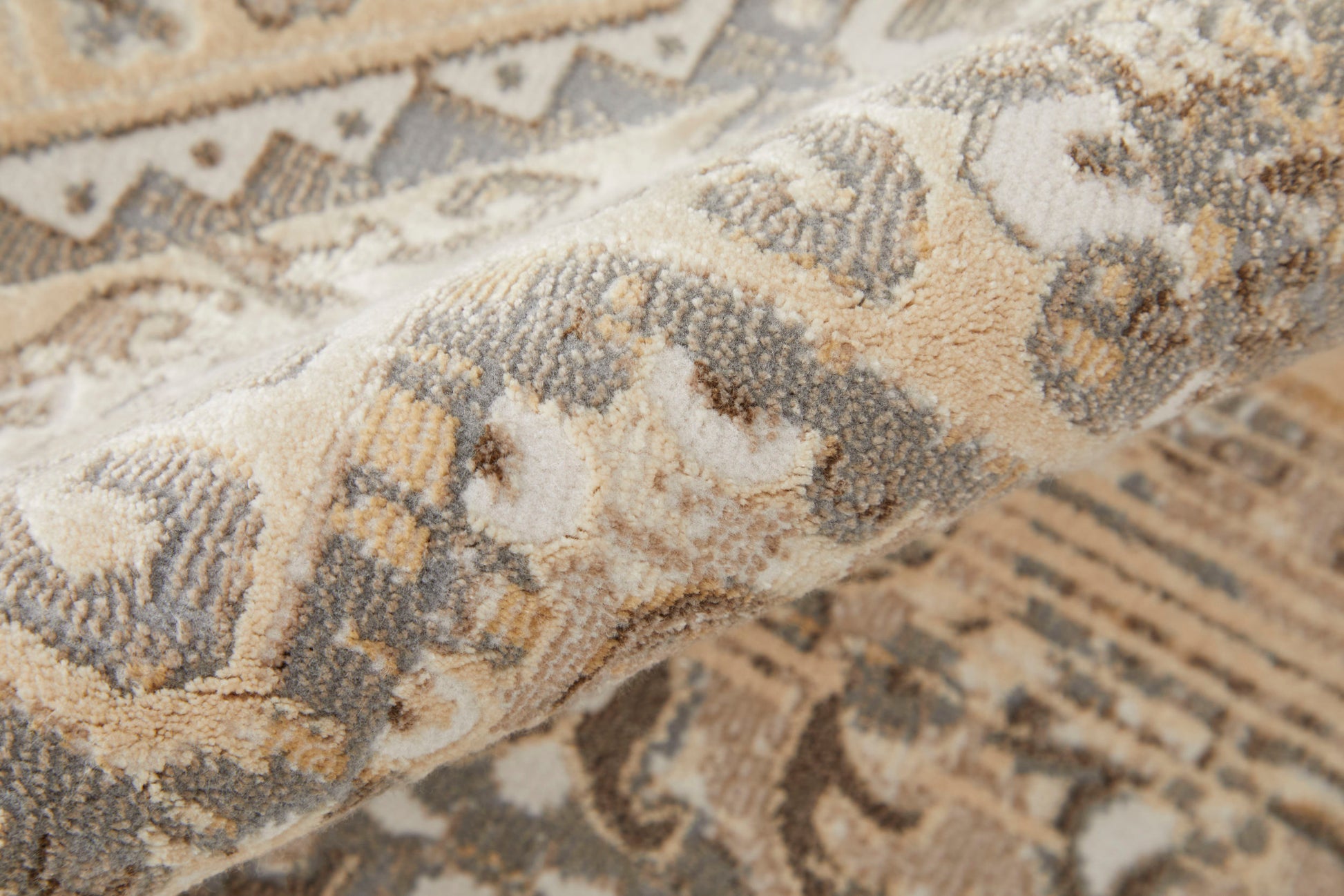 Feizy Celene  Beige Brown Traditional/Vintage/Casual