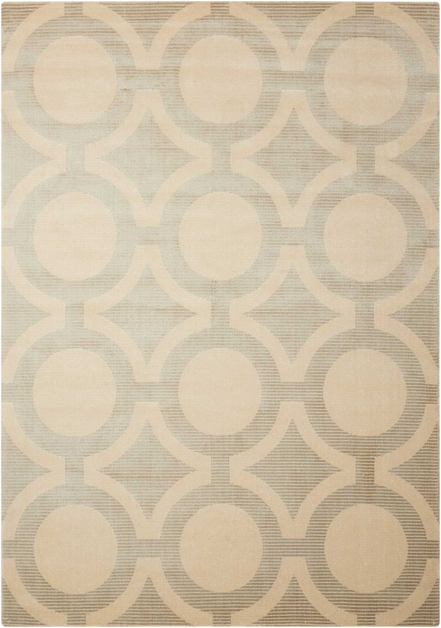 Nourison Home Luminance LUM01 Cream Grey Transitional Loomed Rug