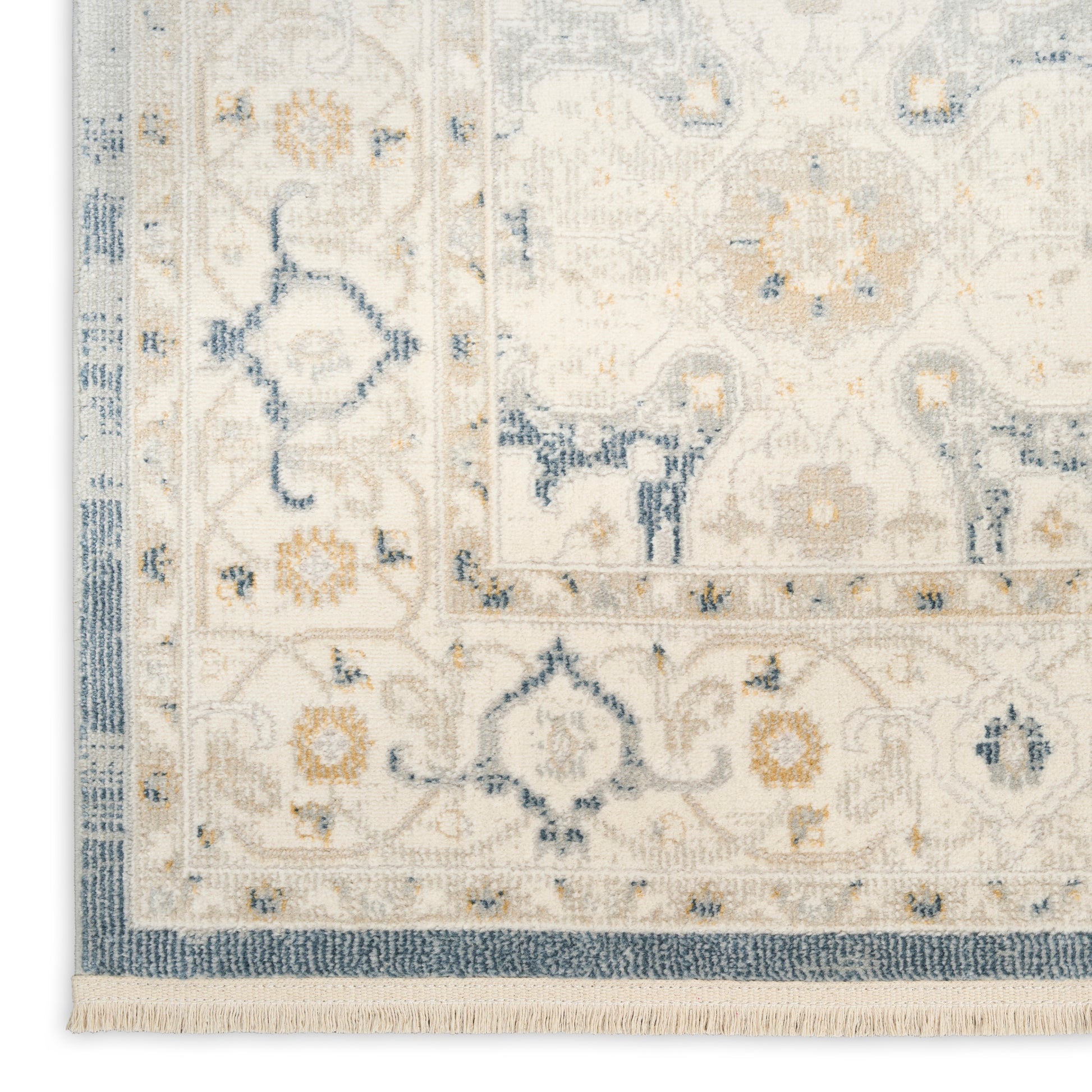 Nourison Home Pardis  Light Blue  Traditional