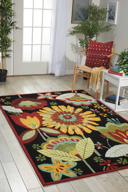 Nourison Home Fantasy  Black  Transitional