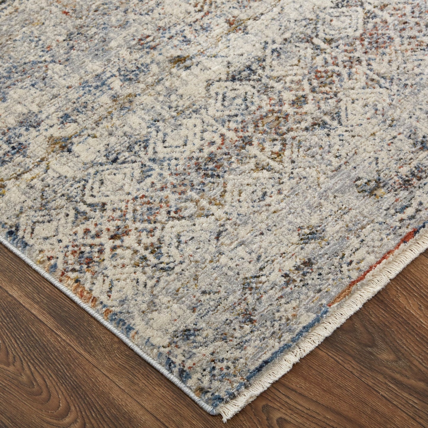 Feizy Kaia 39GLF Gray Transitional/Rustic/Farmhouse Machine Woven Rug - Rugs - Feizy - Atlanta Designer Rugs
