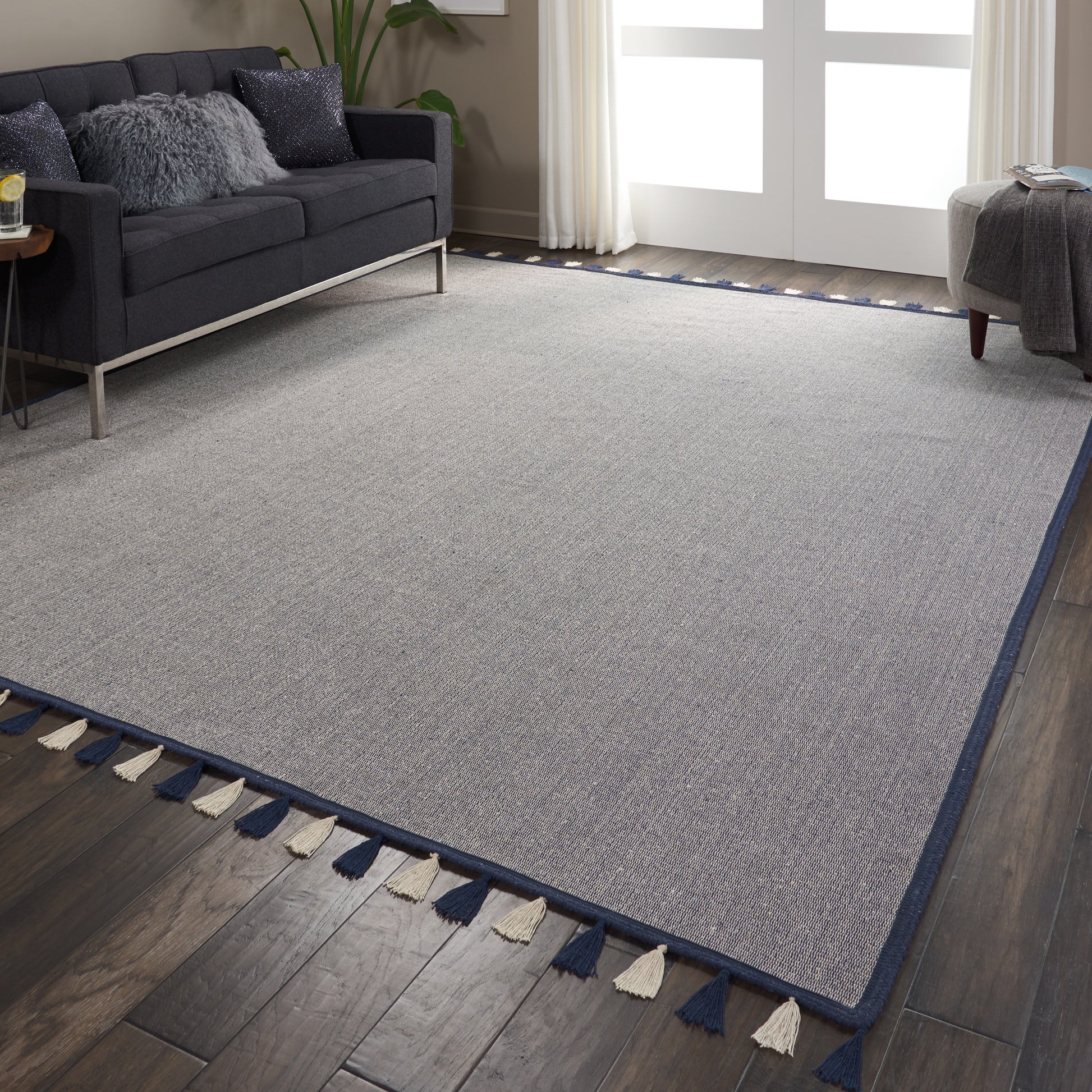 Nourison Home Otto  Navy  Contemporary