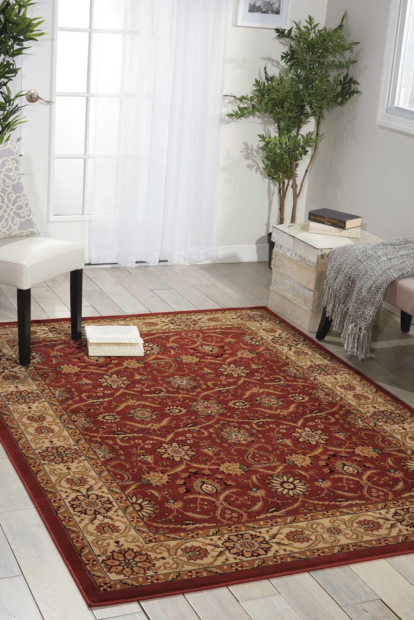 Nourison Home Persian Crown  Brick  Traditional