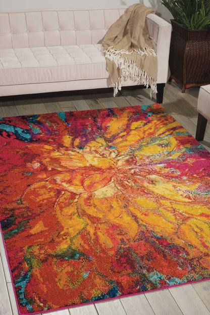Nourison Home Celestial  Cayenne  Contemporary