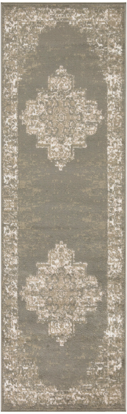 Nourison Home Grafix GRF14 Olive Transitional Power-loomed Rug