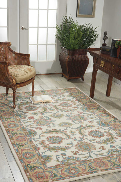 Nourison Home India House  Ivory Gold  Traditional