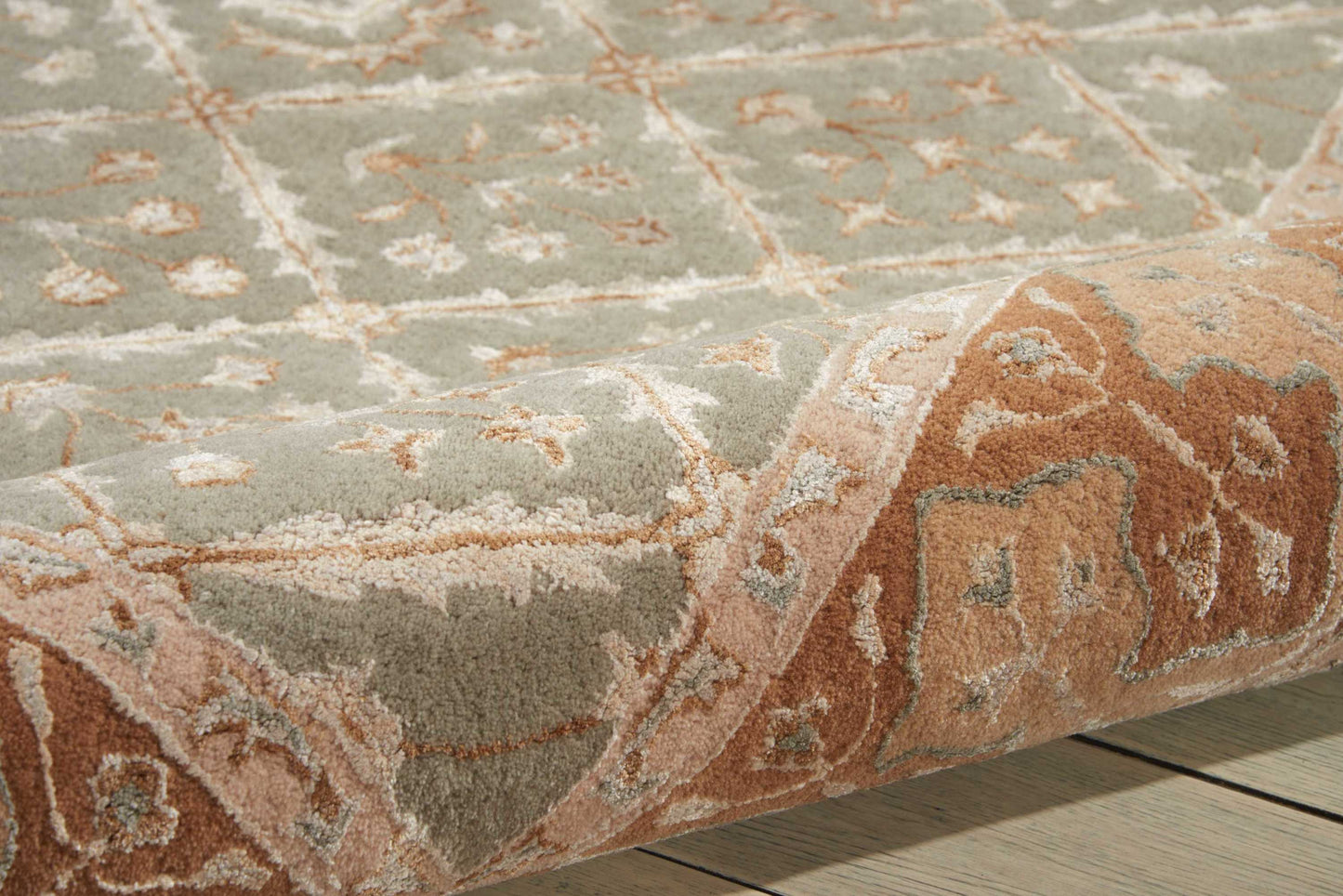 Nourison Home Symphony  Light Green  Traditional