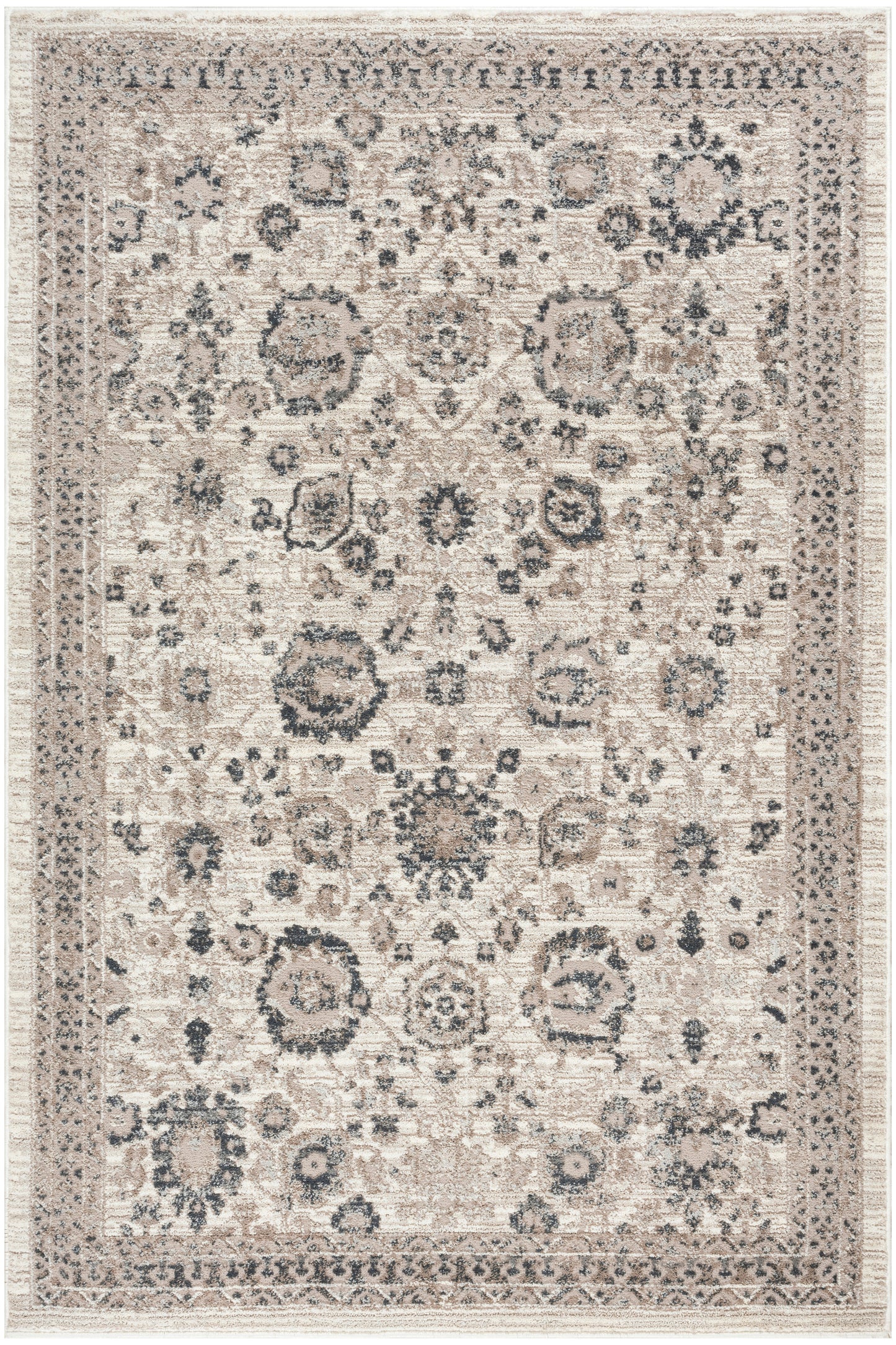 Nourison Home Eco Cycle ECY02 Ivory Multicolor Traditional Loom-woven Rug