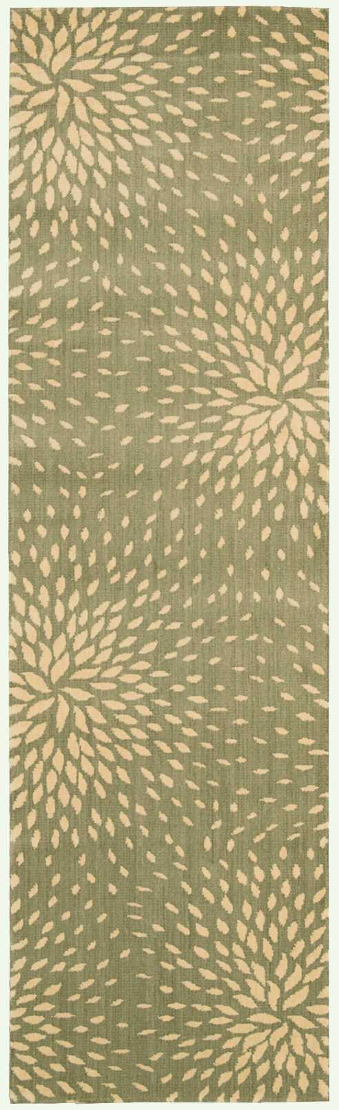Nourison Home Capri CAP2 Light Green Contemporary Loom-woven Rug