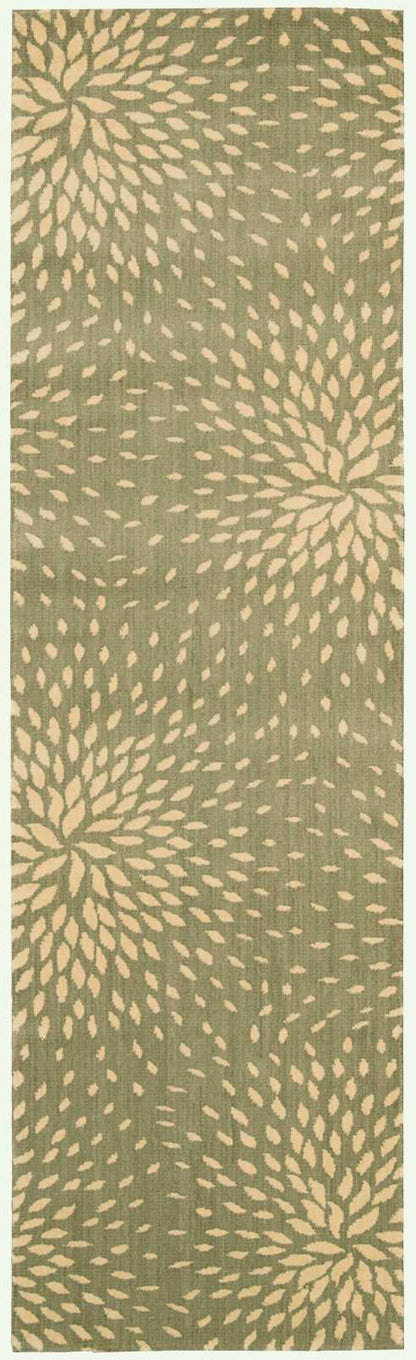 Nourison Home Capri CAP2 Light Green Contemporary Loom-woven Rug