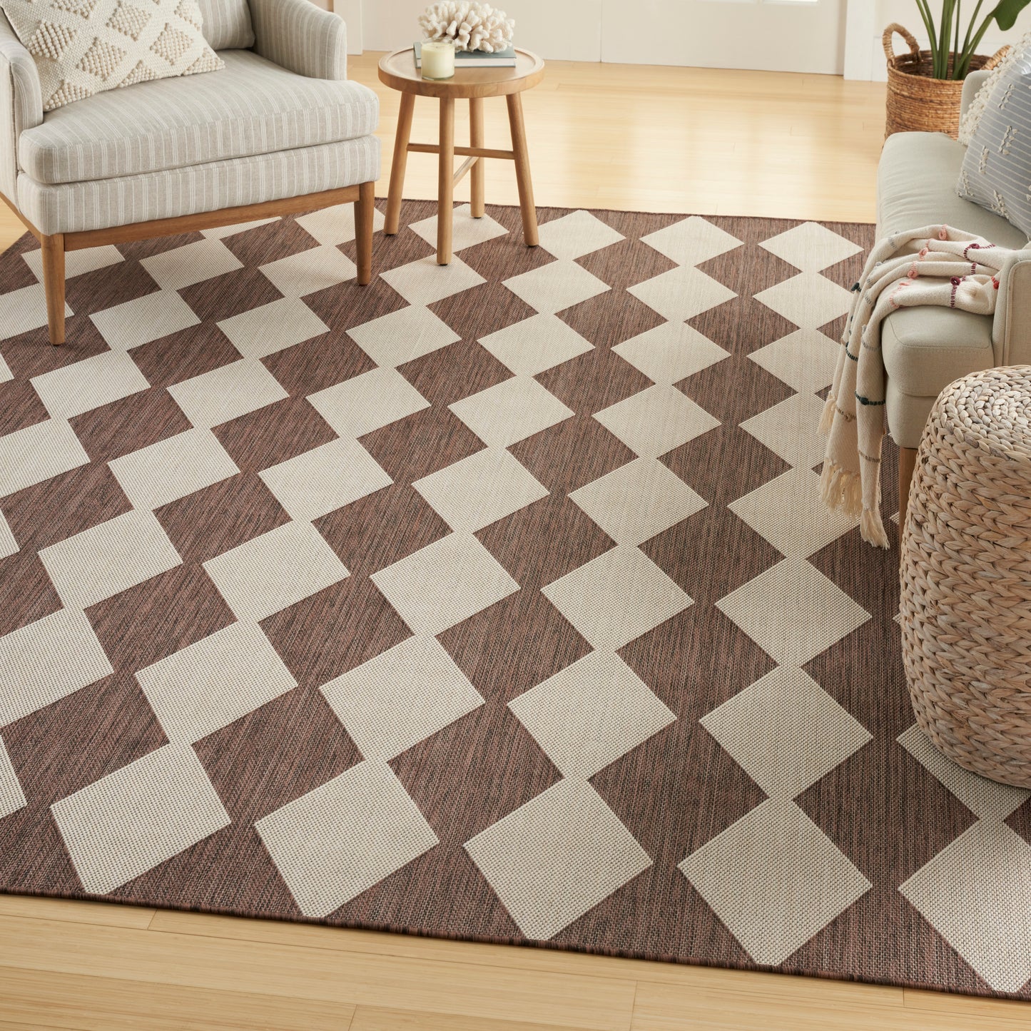 Nourison Home Positano  Natural  Contemporary