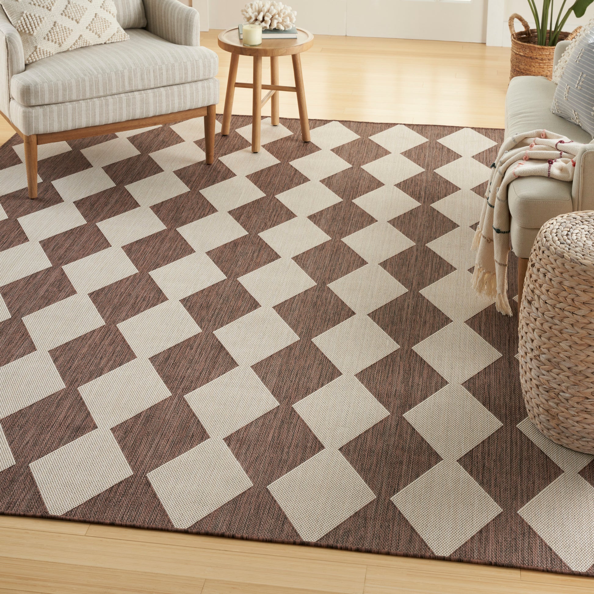 Nourison Home Positano  Natural  Contemporary