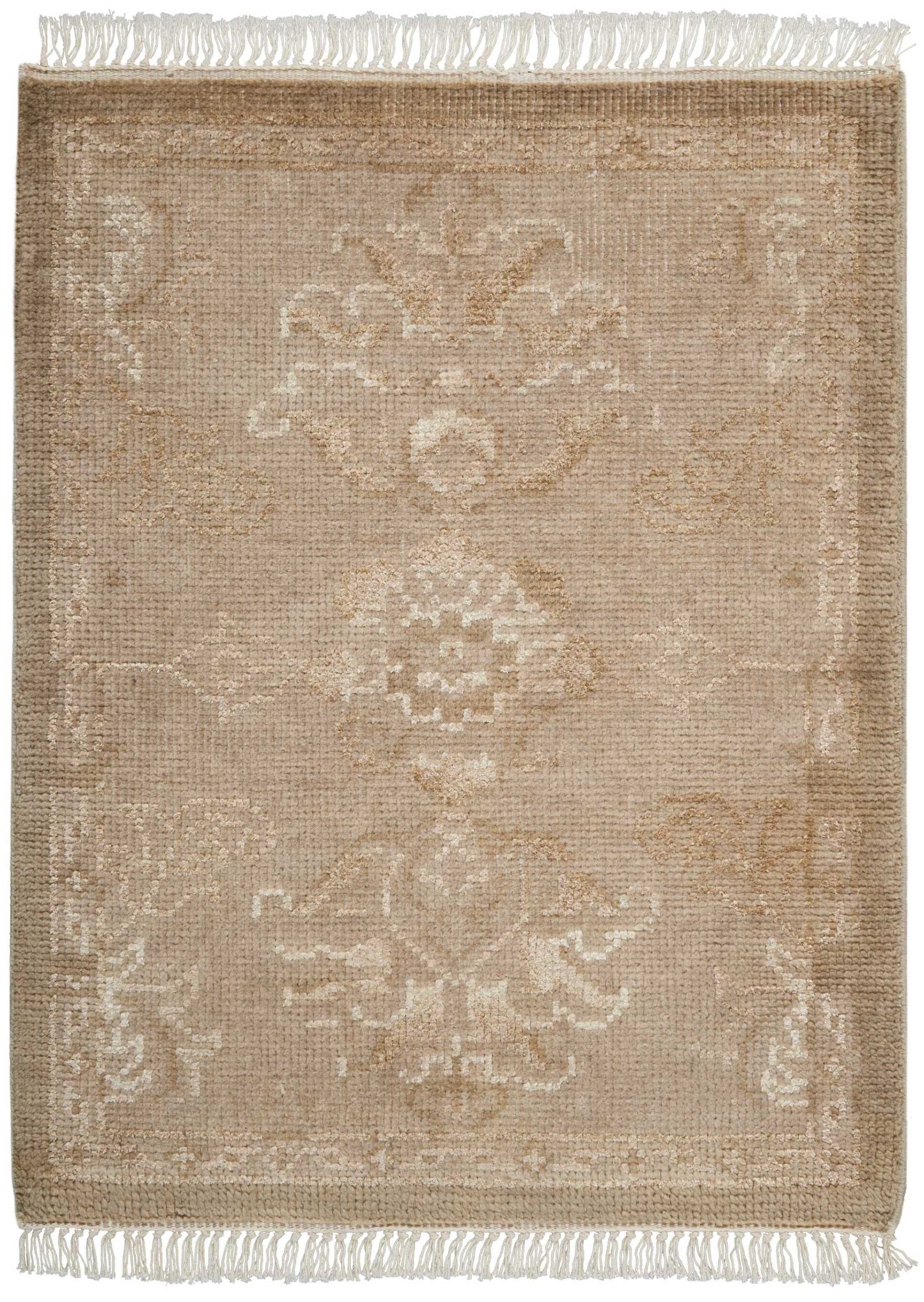Nourison Home Elan ELN04 Gold Traditional Knotted Rug