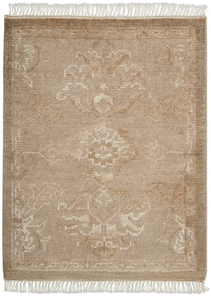 Nourison Home Elan ELN04 Gold Traditional Knotted Rug